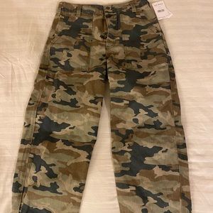 Never worn free people camo jeans!